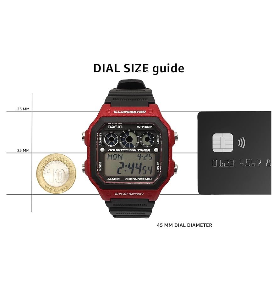 Amazon.co.jp: 【カシオ】CASIO STANDARD 腕時計 AE-1300WH-4A